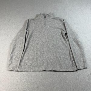 Bogner Pullover Mens Small Gray 1/4 Zip Long Sleeve Mock Neck Base Layer Hiking